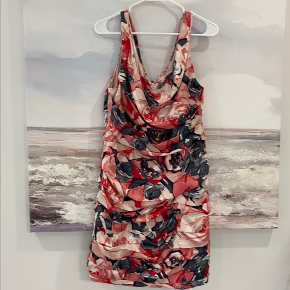 Silk floral Express dress